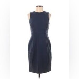 LOFT - Blue Sheath Pencil Dress - Size 2